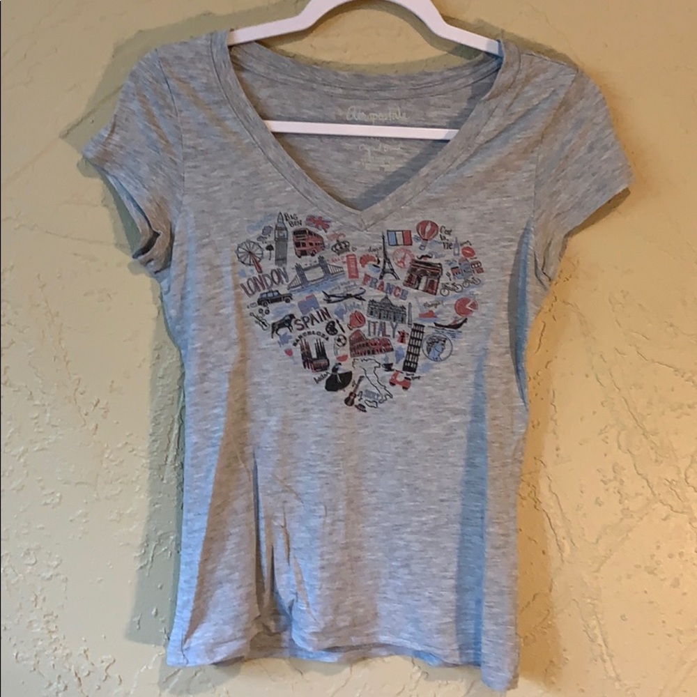 Aeropostale Travel Graphic T-Shirt